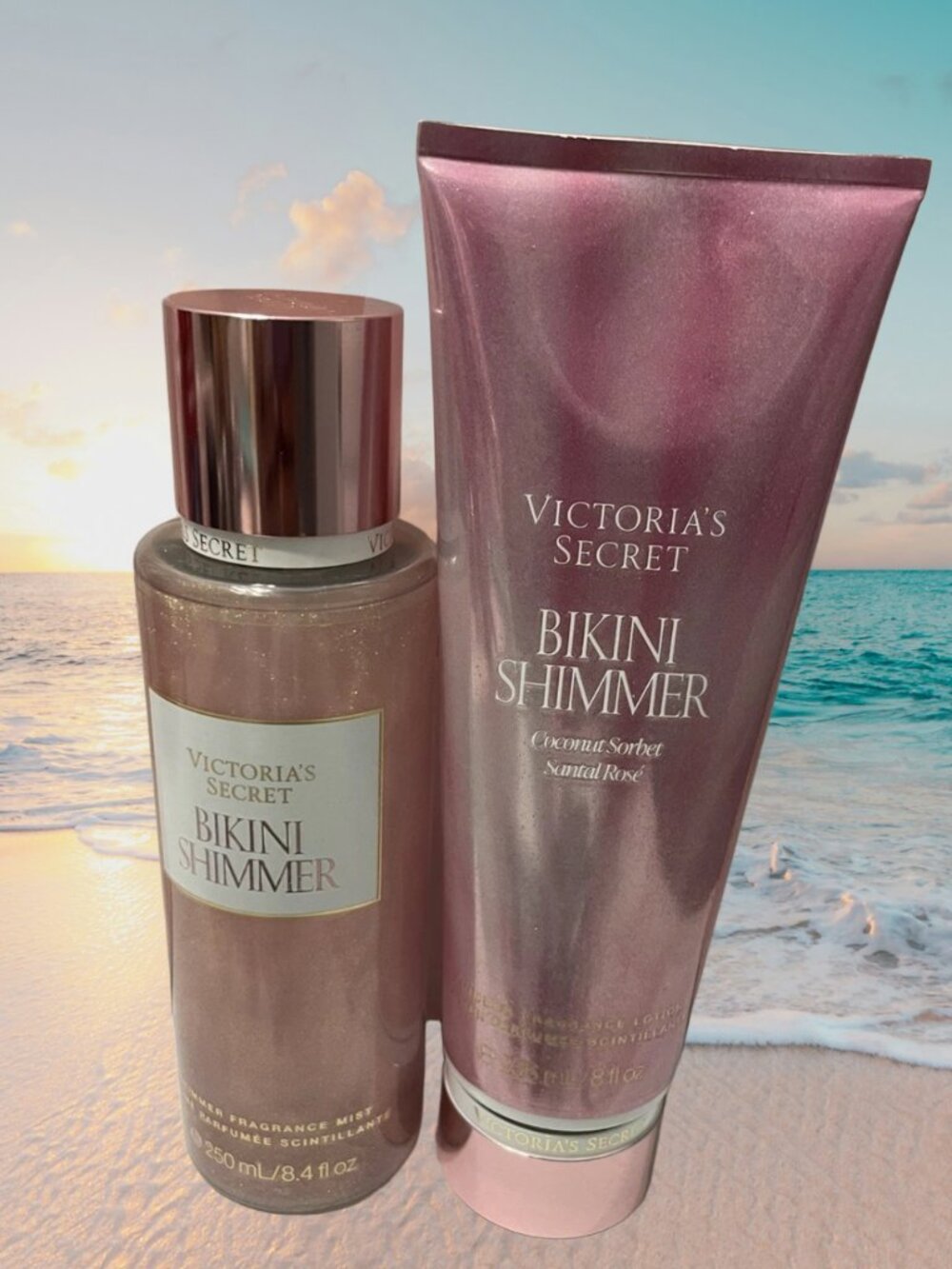 VICTORIA SECRETS BIKINI SHIMMER MIST & BODY LOTION - NWT